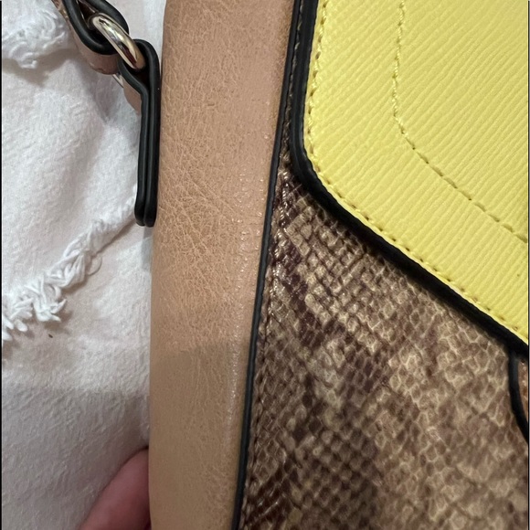 ALDO SNAKE PRINT COLOR BLOCK CROSSBODY BAG - Picture 6 of 6